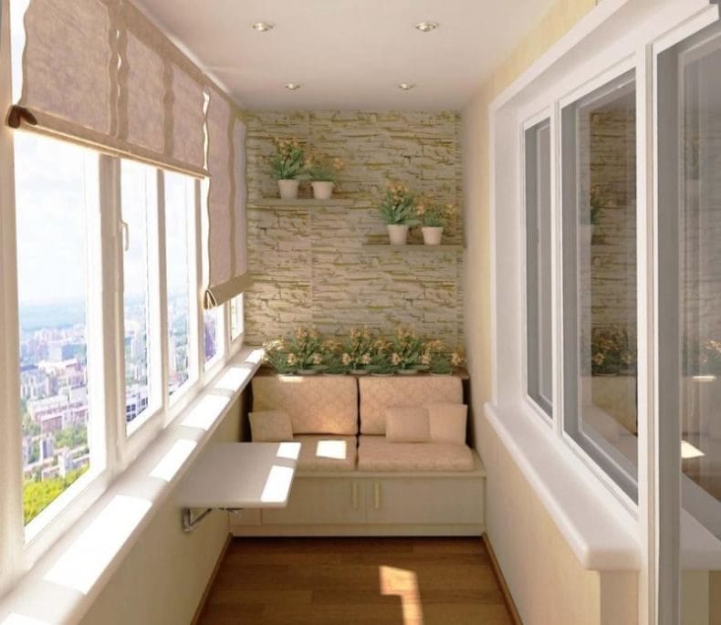 Обшивка балкона — 100 фото идей красивого оформления #13