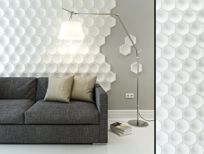 3D панели для стен: советы по выбору, фото идеи для интерьера #15