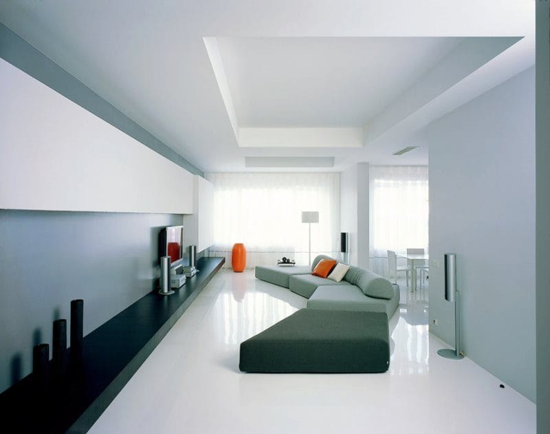 Большая гостиная — 100 фото идей как оформить красивый дизайн просторной гостиной #36