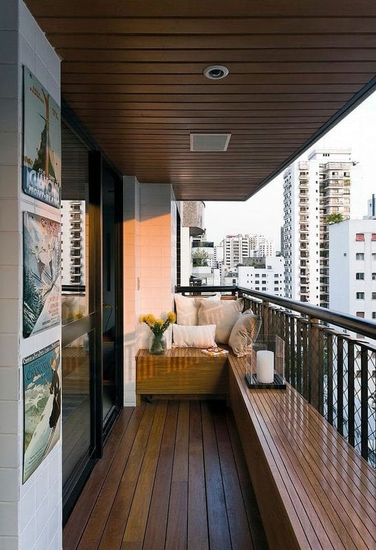 Дизайн балкона — 120 фото идей как оформить интерьер балкона #3