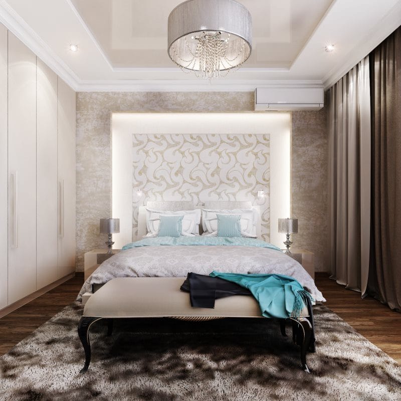 Спальня в стиле арт-деко — 50 фото идей как оформить роскошный и уютный дизайн в спальне #28