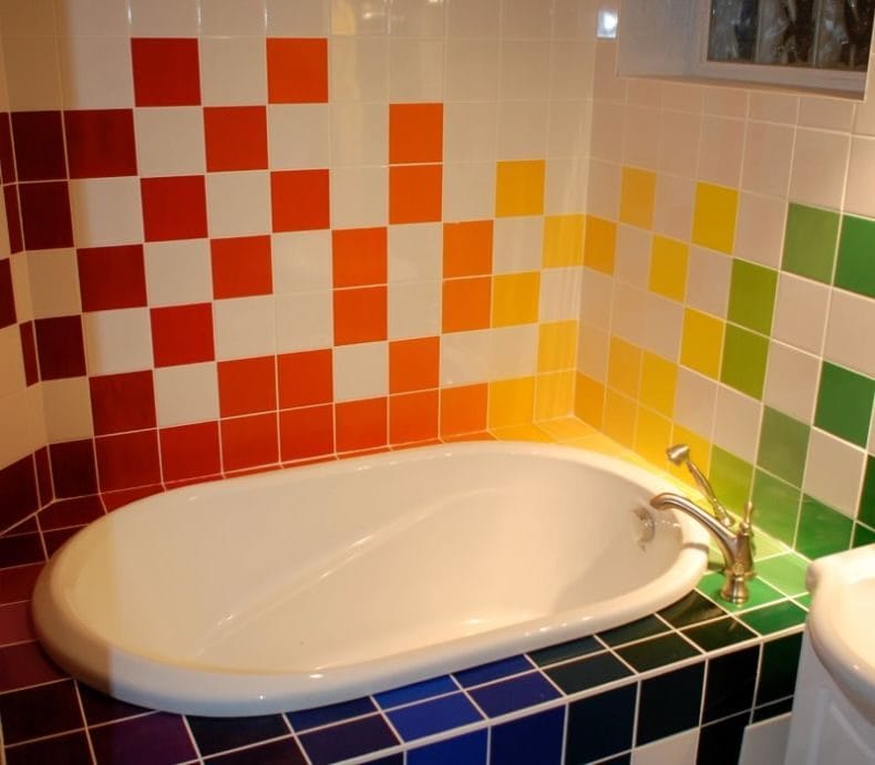 Ванная комната в хрущевке — фото лучших идей грамотного оформления интерьера ванной #19
