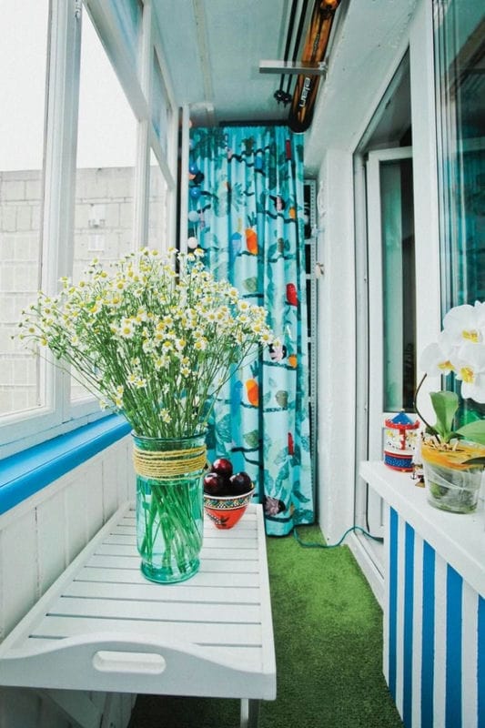 Дизайн балкона — 120 фото идей как оформить интерьер балкона #23
