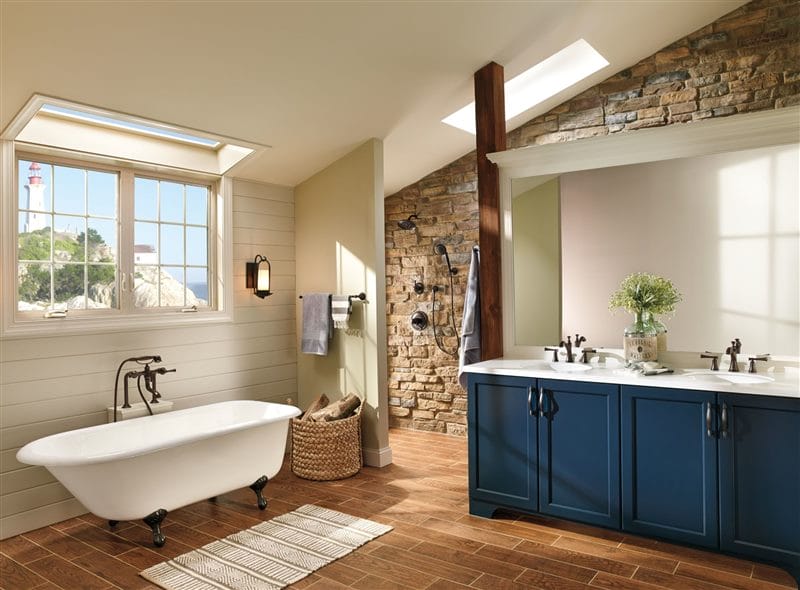 Дизайн ванной комнаты: ТОП 200 фото идей красивого интерьера #78