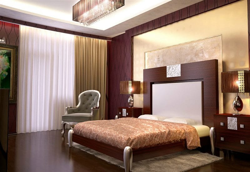 Спальня в стиле арт-деко — 50 фото идей как оформить роскошный и уютный дизайн в спальне #35