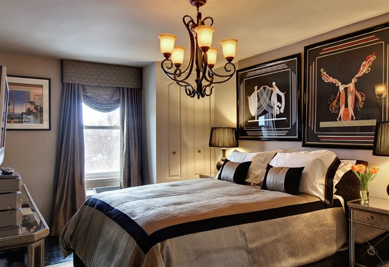 Спальня в стиле арт-деко — 50 фото идей как оформить роскошный и уютный дизайн в спальне #36