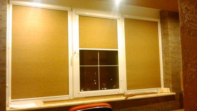 Рулонные шторы — 100 фото идей оформления рулонных штор в интерьере #68