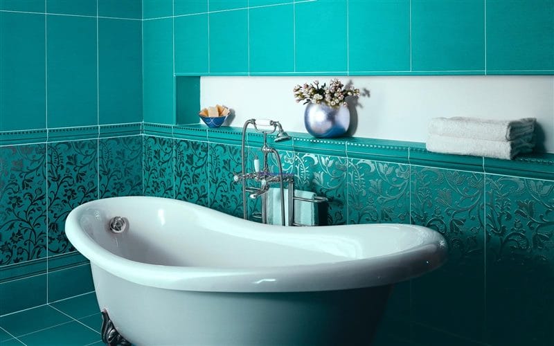 Плитка для ванной комнаты — современные новинки и фото идей для интерьера #8