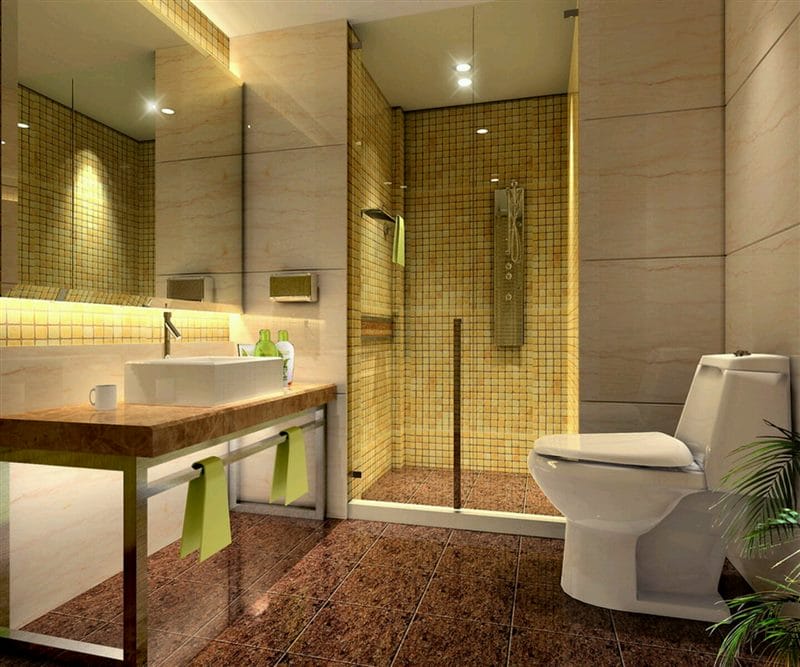 Дизайн ванной комнаты: ТОП 200 фото идей красивого интерьера #96