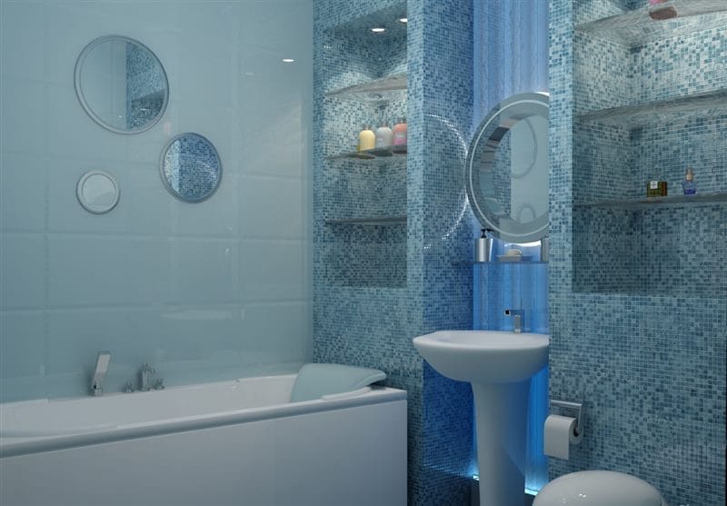 Цвет ванной комнаты — фото идеи и советы экспертов при выборе цвета для ванной комнаты #47