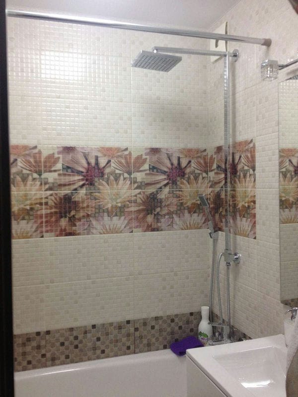 Ванная комната в хрущевке — фото лучших идей грамотного оформления интерьера ванной #9