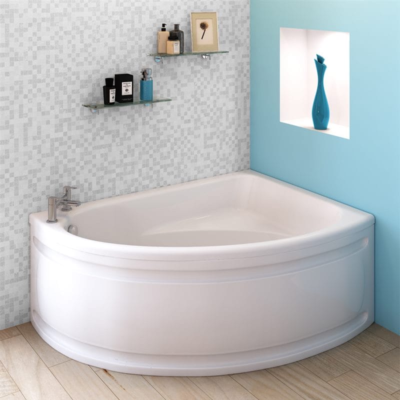 Угловая ванная: фото обзор, преимущества, виды и характеристики #51