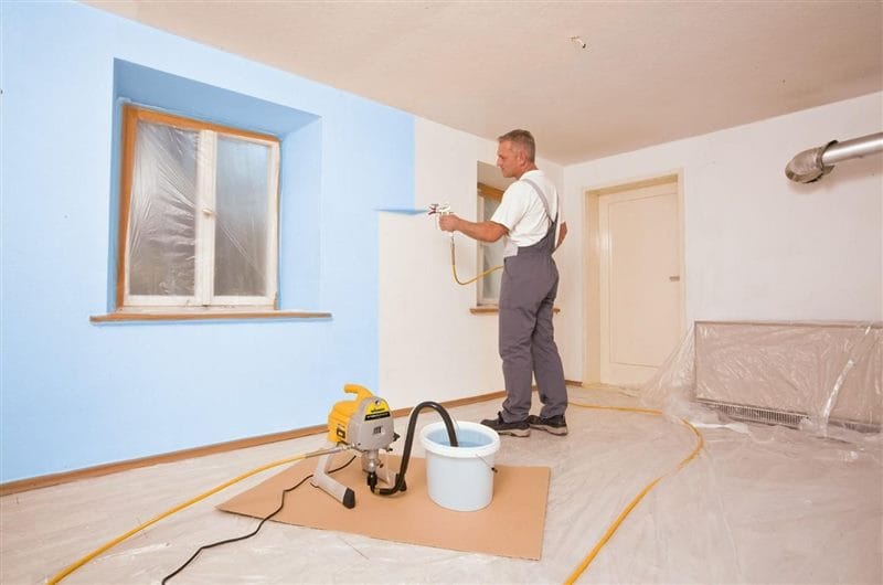 Как покрасить стены в квартире — простая пошаговая инструкция с фото (70 идей) #19