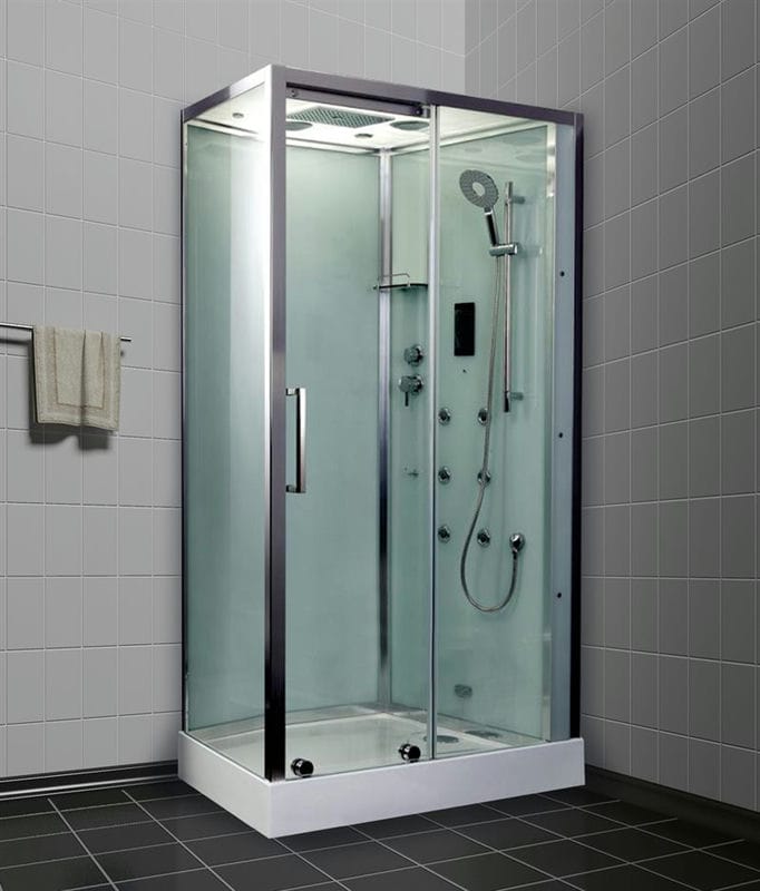 Душевые кабины — 150 фото новинок в интерьере ванной комнаты #11