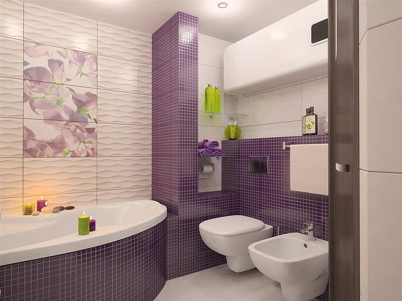 Плитка для ванной комнаты — современные новинки и фото идей для интерьера #5