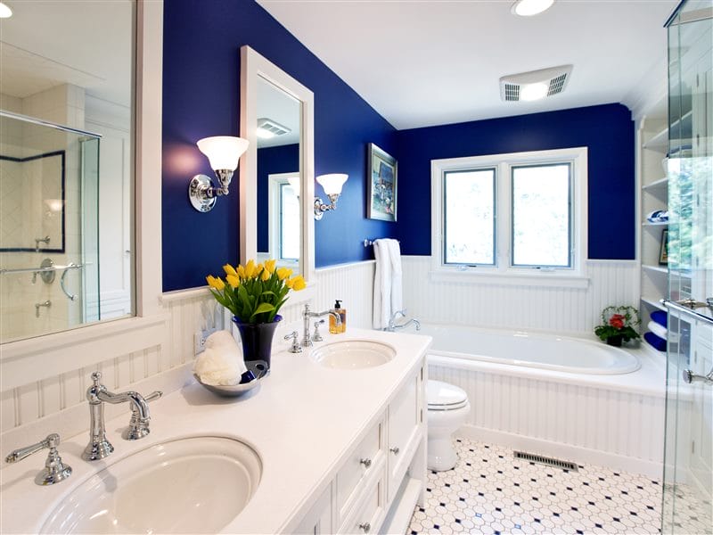 Цвет ванной комнаты — фото идеи и советы экспертов при выборе цвета для ванной комнаты #18