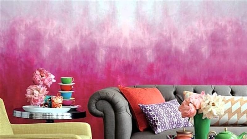 Как покрасить стены в квартире — простая пошаговая инструкция с фото (70 идей) #46
