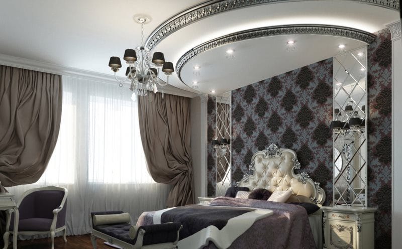 Спальня в стиле арт-деко — 50 фото идей как оформить роскошный и уютный дизайн в спальне #7