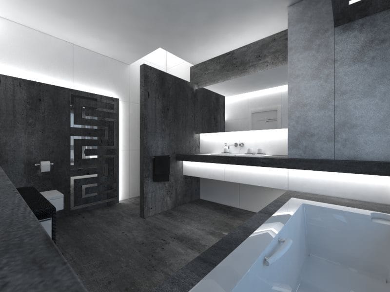 Дизайн ванной комнаты: ТОП 200 фото идей красивого интерьера #7