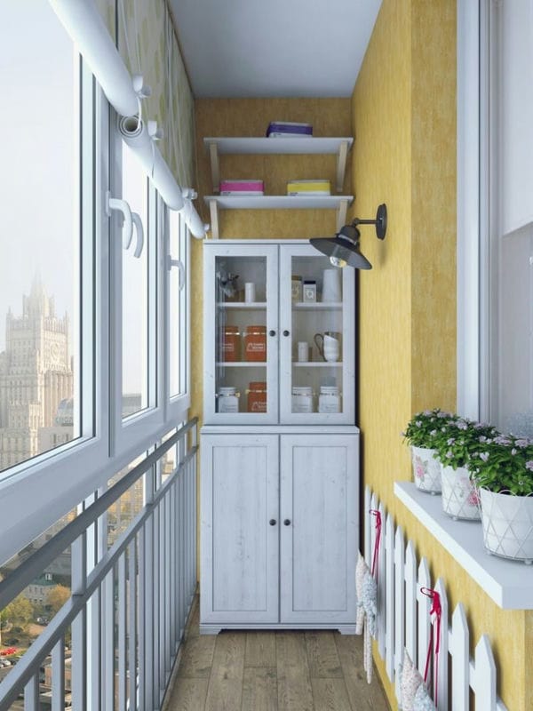 Дизайн балкона — 120 фото идей как оформить интерьер балкона #48