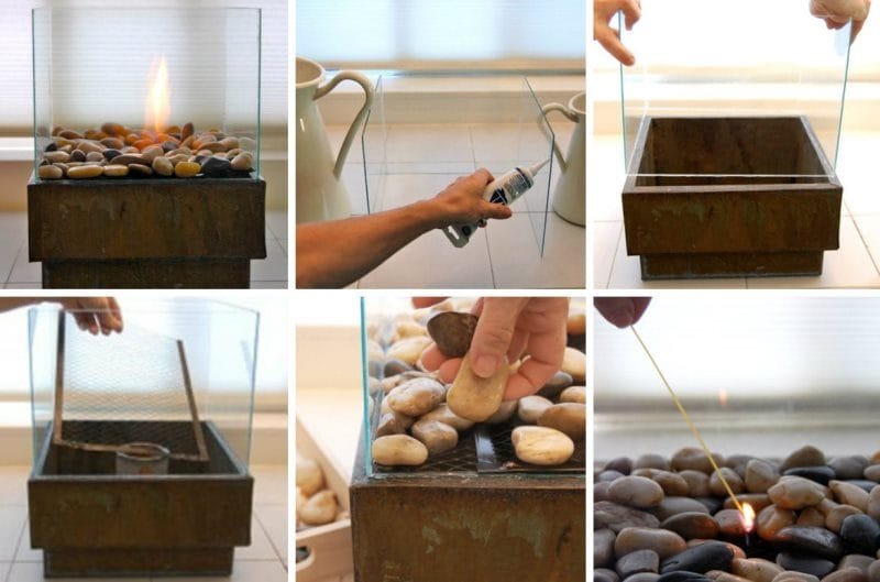 Фальш камин своими руками — пошаговая инструкция для начинающих (50 фото идей) #11