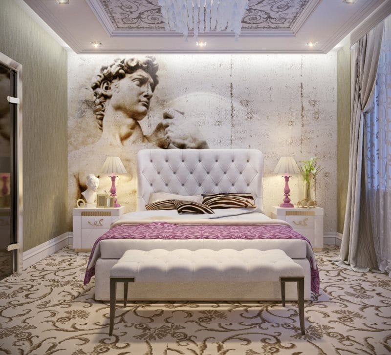 Спальня в стиле арт-деко — 50 фото идей как оформить роскошный и уютный дизайн в спальне #9