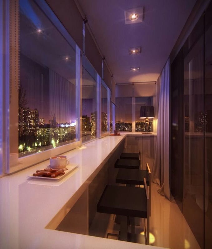 Дизайн балкона — 120 фото идей как оформить интерьер балкона #4