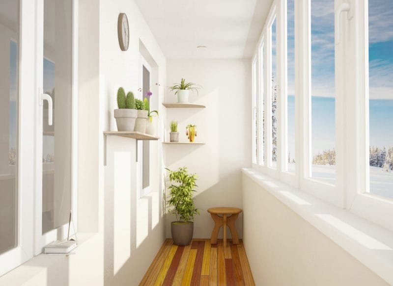 Маленький балкон — 50 фото идей безупречного оформления интерьера #26