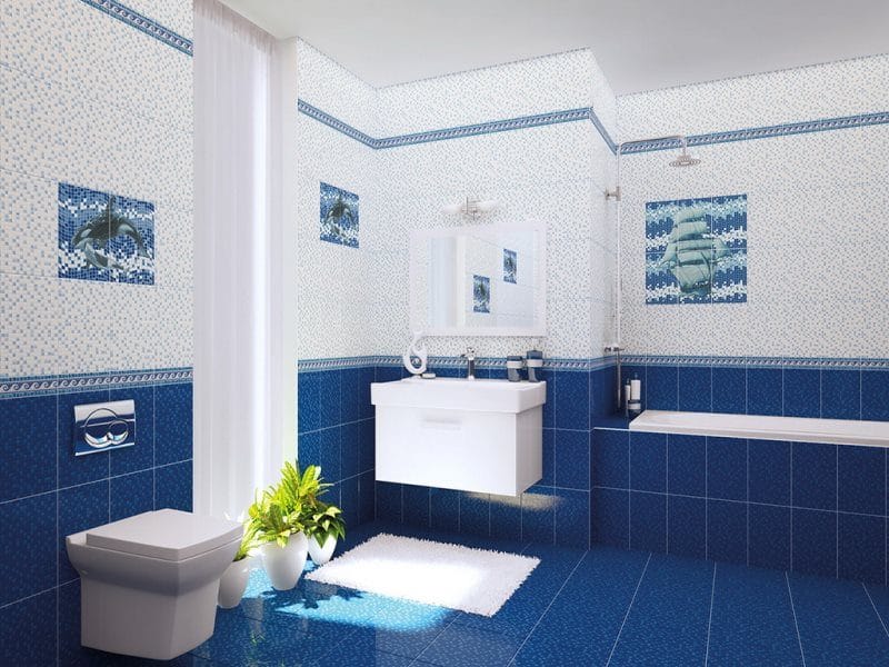 Плитка для ванной комнаты — современные новинки и фото идей для интерьера #10