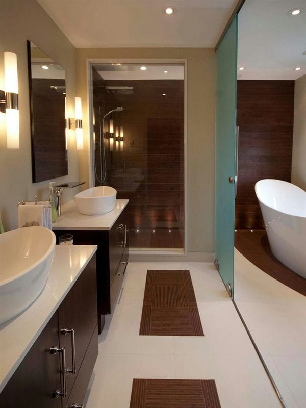 Дизайн ванной комнаты: ТОП 200 фото идей красивого интерьера #97