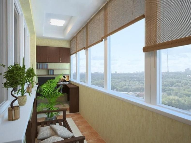 Дизайн балкона — 120 фото идей как оформить интерьер балкона #45
