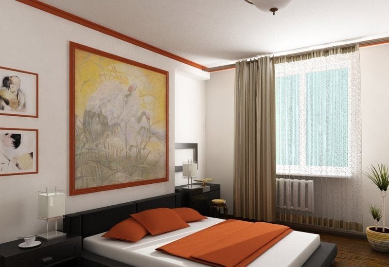 Спальня в японском стиле — фото лучших идей для оформления комфортной атмосферы релакса в спальне #15