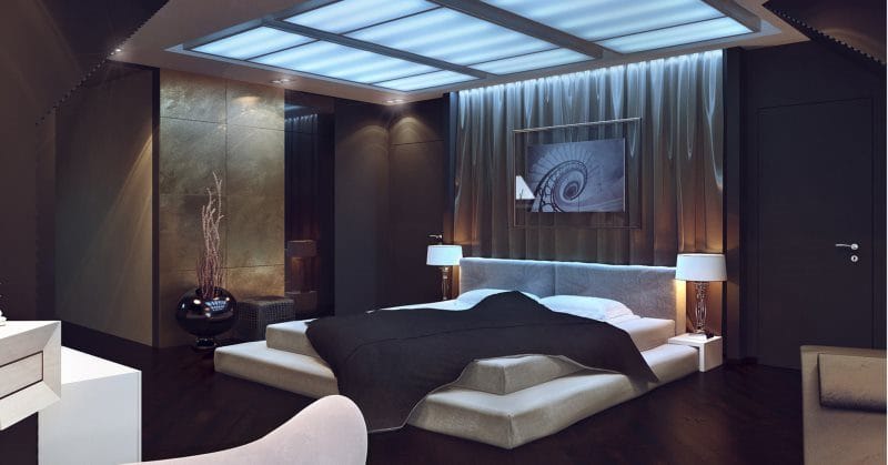 Спальня в стиле арт-деко — 50 фото идей как оформить роскошный и уютный дизайн в спальне #45