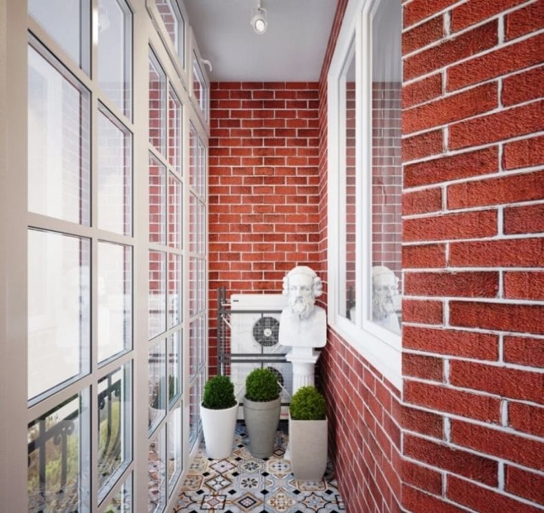 Балкон в квартире — модные тенденции современного оформления дизайна (50 фото идей) #23