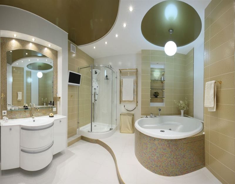 Дизайн ванной комнаты: ТОП 200 фото идей красивого интерьера #36