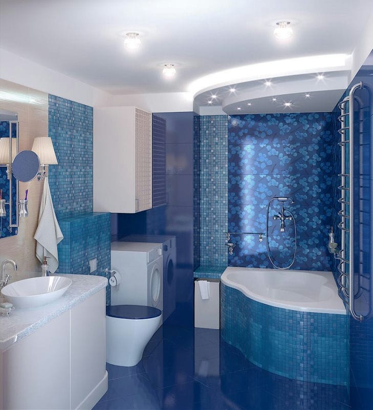 Цвет ванной комнаты — фото идеи и советы экспертов при выборе цвета для ванной комнаты #13