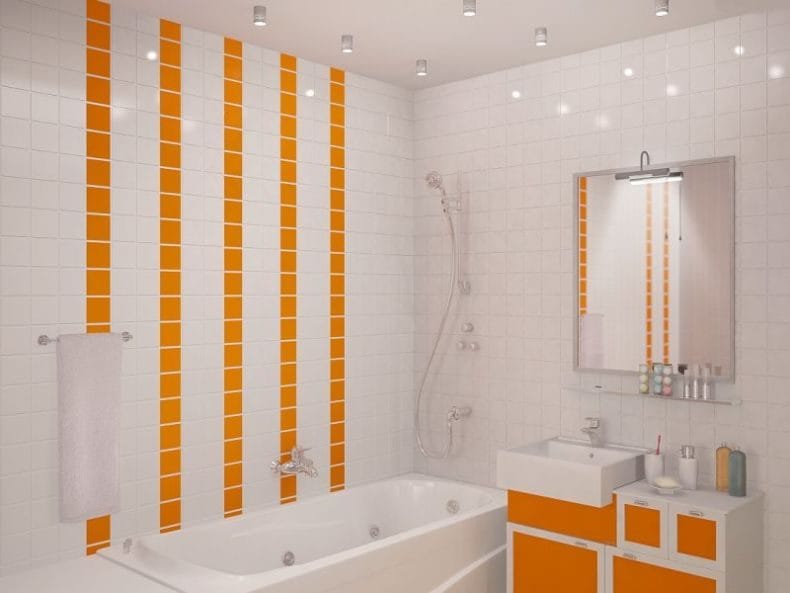 Ванная комната в хрущевке — фото лучших идей грамотного оформления интерьера ванной #13