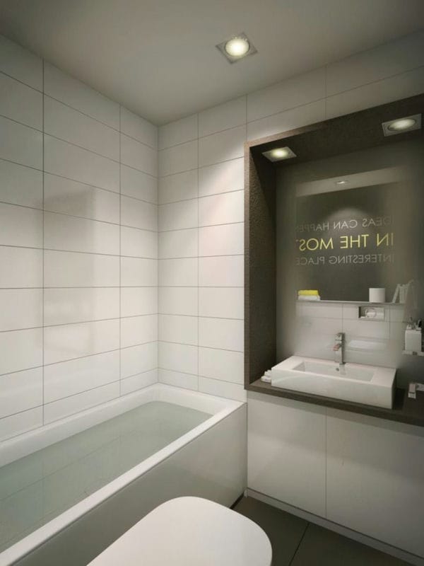 Ванная 4 кв. м. — 100 фото идей стильного оформления и дизайна #13