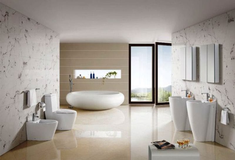 Дизайн ванной комнаты: ТОП 200 фото идей красивого интерьера #103
