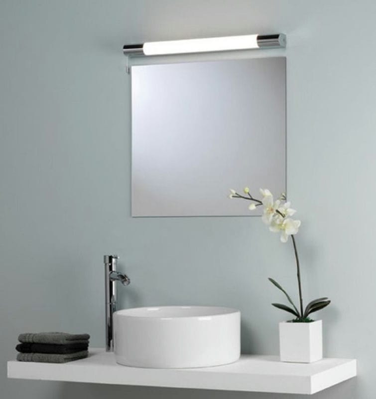 Светильники для ванной комнаты — фото модных тенденций яркого освещения в ванной #57