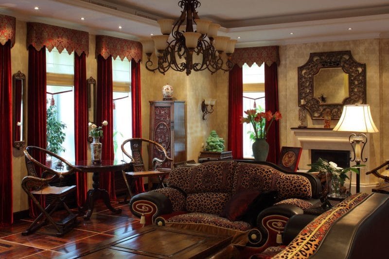 Бордовая гостиная — роскошь и красота в гостиных с бордовым оттенком (65 фото) #47