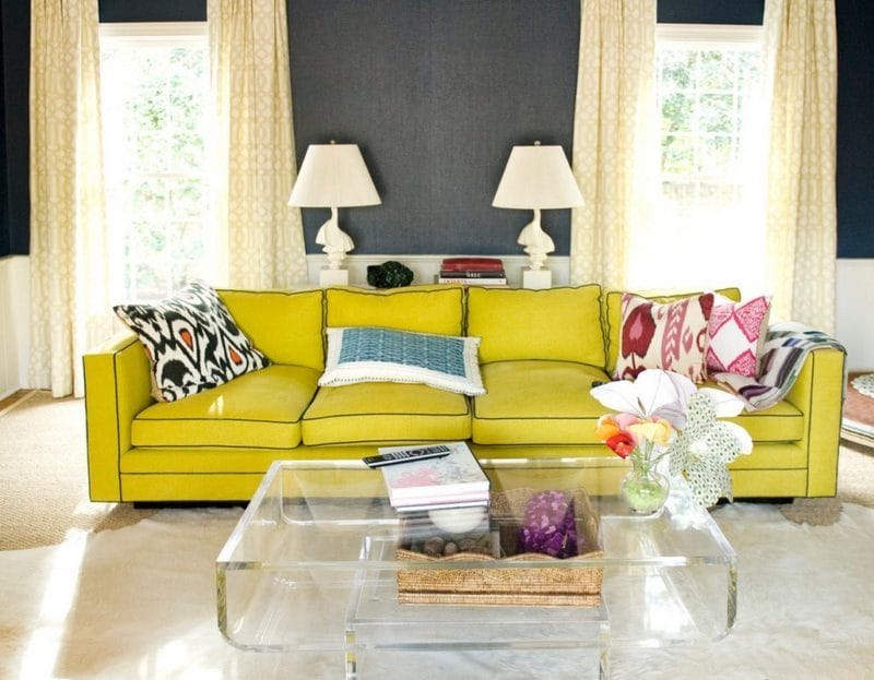 Как расставить мебель в гостиной — фото обзор лучших вариантов #29