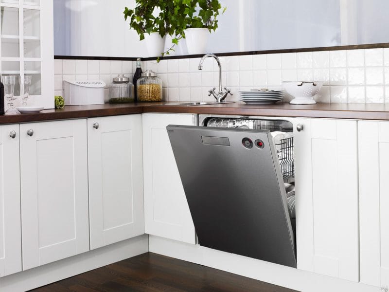 Кухня с посудомоечной машиной — мечта каждой хозяйки! 70 фото новинок дизайна. #12