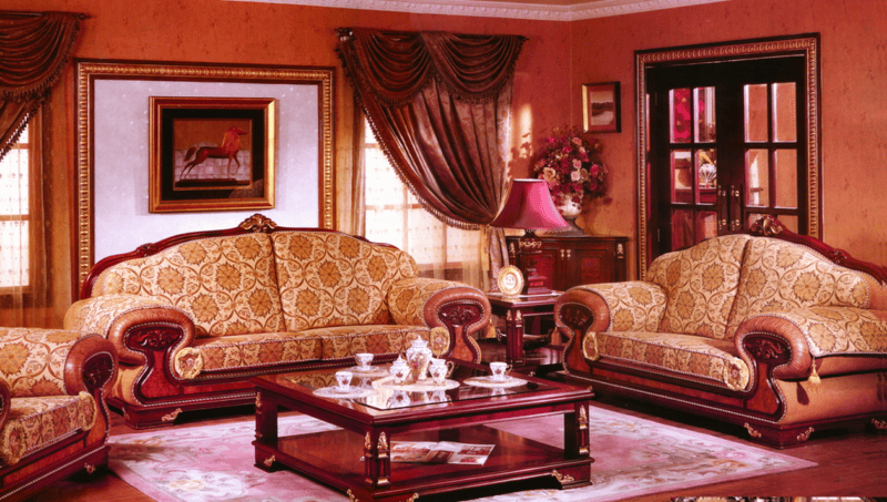 Красная гостиная — обзор вариантов шикарного дизайна гостиной в красных тонах (70 фото) #12