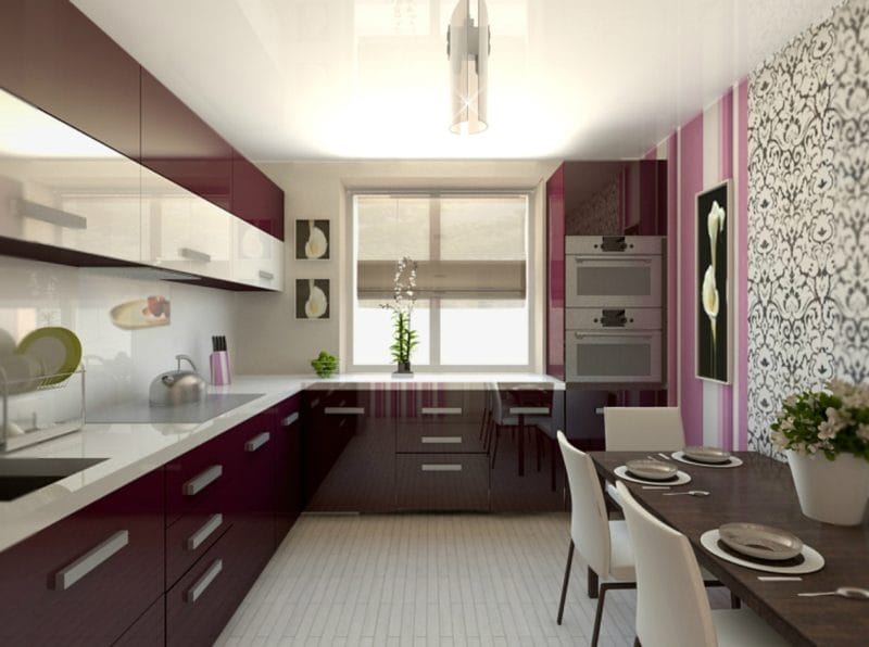 Кухня с балконом — оформляем стильно и со вкусом. Интересные варианты планировки на 90 фото. #20