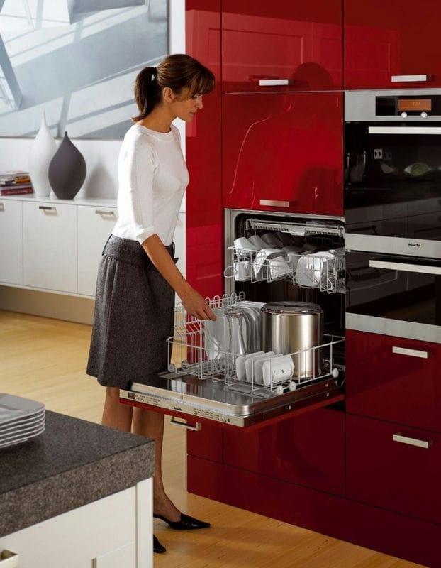 Кухня с посудомоечной машиной — мечта каждой хозяйки! 70 фото новинок дизайна. #22