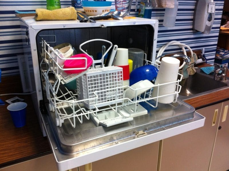Кухня с посудомоечной машиной — мечта каждой хозяйки! 70 фото новинок дизайна. #39