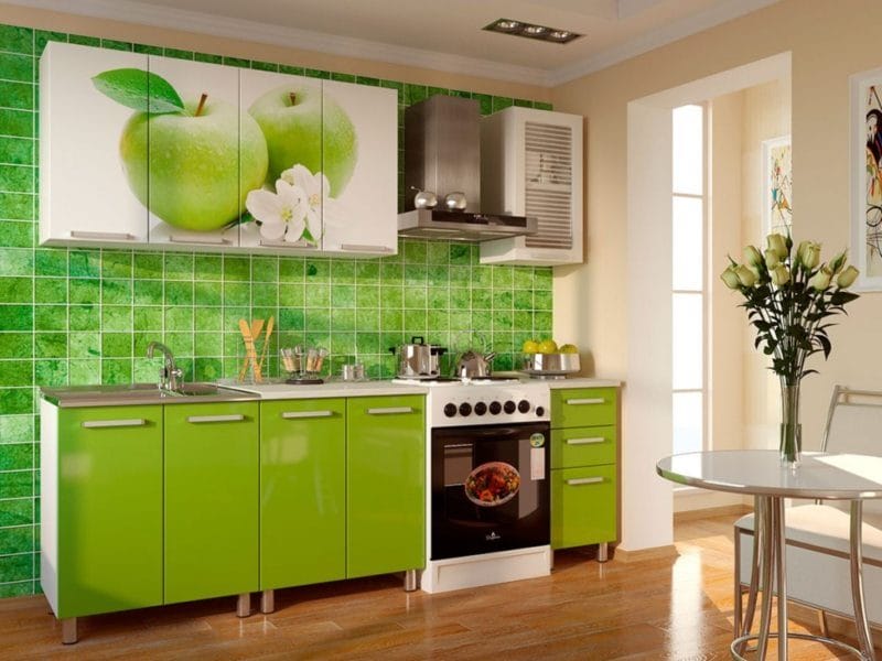 Кухня салатового цвета — 55 фото идей дизайна + правила сочетания! #30