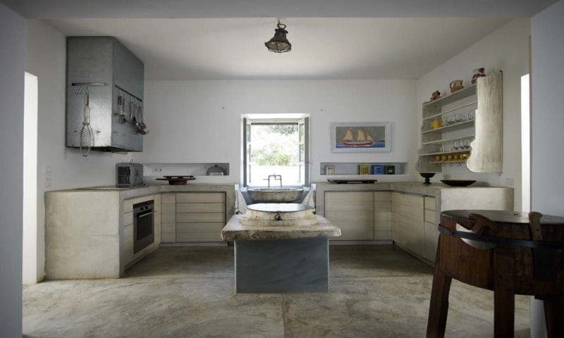 Кухня в греческом стиле: особенности стильного и уютного дизайна +85 фото #59