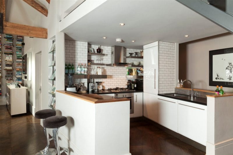Кухня в стиле лофт — 105 фото лучших решений для интерьера #8